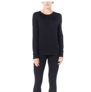 Icebreaker Black Fitted Long Sleeve Shirt